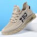 Men's Sneakers Sporty Look Plus Size Flyknit Shoes Running Sporty Casual Outdoor Daily Tissage Volant Breathable Comfortable Slip Resistant Lace-up Black khaki Grey Summer Spring