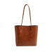 Women's Shoulder Bag PU Leather Daily Large Capacity Solid Color Black Brown Coffee