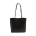 Women's Shoulder Bag PU Leather Daily Large Capacity Solid Color Black Brown Coffee