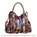 Women's Handbag Shoulder Bag Leather Cowhide Daily Tassel Vintage Screen Color