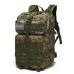 45 L Hiking Backpack Military Tactical Backpack Breathable Multifunctional Lightweight Durable Wear Resistance Outdoor Hunting Fishing Climbing Travel Nylon CP Color Black Army Green