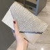 Women's Evening Bag Tri-fold Polyester Formal Wedding Party Crystal / Rhinestone Glitter Shine Silver Wine Black