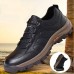 Men's Sneakers Hiking Shoes Height Increasing Shoes Sporty Casual Outdoor Daily Walking Shoes PU Breathable Comfortable Slip Resistant Black Brown Spring Fall