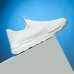 Men's Sneakers Loafers & Slip-Ons Plus Size Flyknit Shoes Walking Casual Daily Leather Comfortable Booties / Ankle Boots Loafer Black White Spring Fall