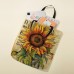 Women's Tote Shoulder Bag Canvas Tote Bag Polyester Shopping Daily Holiday Print Large Capacity Foldable Lightweight Sunflower Light Yellow Earth Yellow Yellow