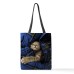 Women's Tote Shoulder Bag Canvas Tote Bag Polyester Shopping Daily Holiday Print Large Capacity Foldable Lightweight Cat Pink Red Blue