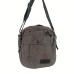 Men's Crossbody Bag Canvas Outdoor Adjustable Solid Color Black Green khaki