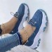 Women's Sneakers Plus Size Platform Sneakers Slip-on Sneakers Daily Solid Color Summer Flat Heel Round Toe Sporty Casual Comfort Walking Suede Lace-up Black White Light Red