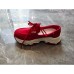 Women's Sneakers Plus Size Platform Sneakers Slip-on Sneakers Daily Solid Color Summer Flat Heel Round Toe Sporty Casual Comfort Walking Suede Lace-up Black White Light Red