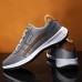 Men's Sneakers Sporty Look Comfort Shoes Running Walking Sporty Casual Outdoor Daily Faux Leather Breathable Comfortable Slip Resistant Lace-up Black Grey Color Block Summer Spring