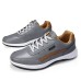 Men's Sneakers Sporty Look Comfort Shoes Running Walking Sporty Casual Outdoor Daily Faux Leather Breathable Comfortable Slip Resistant Lace-up Black Grey Color Block Summer Spring