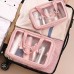 Men's Women's Handbag Makeup Bag Cosmetic Bag PVC PU Leather Holiday Beach Travel Zipper Large Capacity Waterproof Breathable Letter Black White Pink