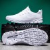 Men's Casual Shoes Sporty Look White Shoes Running Sporty Daily Mesh Breathable Height Increasing Comfortable Lace-up White Summer Spring Fall