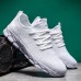 Men's Casual Shoes Sporty Look White Shoes Running Sporty Daily Mesh Breathable Height Increasing Comfortable Lace-up White Summer Spring Fall