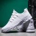 Men's Casual Shoes Sporty Look White Shoes Running Sporty Daily Mesh Breathable Height Increasing Comfortable Lace-up White Summer Spring Fall