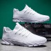 Men's Casual Shoes Sporty Look White Shoes Running Sporty Daily Mesh Breathable Height Increasing Comfortable Lace-up White Summer Spring Fall