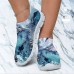 Women's Sneakers Slip-Ons Print Shoes Plus Size Flyknit Shoes Outdoor Daily 3D Cut-out Abstract Art Summer Winter Flat Heel Round Toe Closed Toe Fashion Sporty Casual Running Walking Tissage Volant