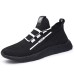 Men's Sneakers Sporty Look Flyknit Shoes Running Walking Sporty Casual Outdoor Daily Mesh Breathable Comfortable Slip Resistant Lace-up Black Yellow Red Color Block Summer Spring