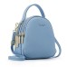 Women's Crossbody Bag School Bag Bookbag Daily Light Blue Wine Lotus color