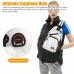 Men's Women's Shoulder Bag Chest Bag Oxford Cloth Shopping Daily Zipper Adjustable Large Capacity Waterproof Color Block Black White Yellow