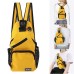 Men's Women's Shoulder Bag Chest Bag Oxford Cloth Shopping Daily Zipper Adjustable Large Capacity Waterproof Color Block Black White Yellow