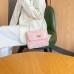 Women's Crossbody Bag Shoulder Bag Mobile Phone Bag Faux Fur Office Shopping Daily Zipper Adjustable Durable Solid Color Black White Pink