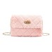 Women's Crossbody Bag Shoulder Bag Mobile Phone Bag Faux Fur Office Shopping Daily Zipper Adjustable Durable Solid Color Black White Pink