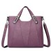 Women's Handbag Leather Daily Holiday Large Capacity Waterproof Breathable Solid Color Wine Black Blue