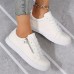 Women's Sneakers Plus Size Comfort Shoes Outdoor Daily Snake Summer Zipper Flat Heel Round Toe Sporty Casual Comfort PU Lace-up Black White Gold