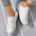 Women's Sneakers Plus Size Comfort Shoes Outdoor Daily Snake Summer Zipper Flat Heel Round Toe Sporty Casual Comfort PU Lace-up Black White Gold