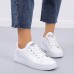 Women's Sneakers White Shoes Comfort Shoes Daily Solid Color Floral Summer Flat Heel Round Toe Fashion Casual Comfort Faux Leather Lace-up Silver Gold