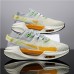 Men's Women Sneakers Walking Sporty Daily Knit Warm Comfortable Lace-up Black / White White ice blue Dark Green Summer Spring Fall