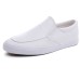 Men's Sneakers Loafers & Slip-Ons Retro White Shoes Walking Casual Daily Leather Comfortable Booties / Ankle Boots Loafer Black White Yellow Spring Fall