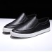 Men's Sneakers Loafers & Slip-Ons Retro White Shoes Walking Casual Daily Leather Comfortable Booties / Ankle Boots Loafer Black White Yellow Spring Fall