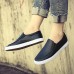 Men's Sneakers Loafers & Slip-Ons Retro White Shoes Walking Casual Daily Leather Comfortable Booties / Ankle Boots Loafer Black White Yellow Spring Fall