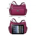 Women's Crossbody Bag Shoulder Bag Hobo Bag Nylon Outdoor Daily Holiday Zipper Large Capacity Waterproof Lightweight Solid Color Quilted Rose Purple Black Red