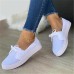 Women's Sneakers Slip-Ons Plus Size Slip-on Sneakers Daily Walking Solid Color Lace-up Flat Heel Round Toe Sporty Classic Casual Faux Suede Elastic Band Black White Red