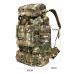 70 L Hiking Backpack Rucksack Military Tactical Backpack Breathable Straps - Rain Waterproof Breathable Anti-tear Durable Wear Resistance Outdoor Camping / Hiking Hunting Fishing Hiking Nylon Black