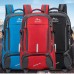 60-85 L Hiking Backpack Rucksack Rain Waterproof Breathable Lightweight Sweat-Wicking Durable Outdoor Hunting Fishing Hiking Climbing Oxford Cloth Lake blue Black Red