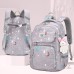 Kid's Boys Girls' Backpack School Bag Bookbag Functional Backpack School Galaxy Oxford Cloth Adjustable Large Capacity Waterproof Pendant Pink Royal Blue Purple