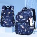 Kid's Boys Girls' Backpack School Bag Bookbag Functional Backpack School Galaxy Oxford Cloth Adjustable Large Capacity Waterproof Pendant Pink Royal Blue Purple