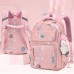 Kid's Boys Girls' Backpack School Bag Bookbag Functional Backpack School Galaxy Oxford Cloth Adjustable Large Capacity Waterproof Pendant Pink Royal Blue Purple