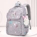 Kid's Boys Girls' Backpack School Bag Bookbag Functional Backpack School Galaxy Oxford Cloth Adjustable Large Capacity Waterproof Pendant Pink Royal Blue Purple