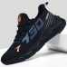 Men's Casual Shoes Sporty Look Running Walking Sporty Casual Outdoor Daily Mesh Breathable Comfortable Slip Resistant Lace-up Black Orange Summer Spring Fall