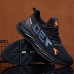 Men's Casual Shoes Sporty Look Running Walking Sporty Casual Outdoor Daily Mesh Breathable Comfortable Slip Resistant Lace-up Black Orange Summer Spring Fall