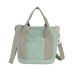 Women's Tote Canvas Daily Large Capacity Foldable Lightweight Solid Color Black Pink Blue