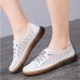 Women's Flats White Shoes Barefoot shoes Comfort Shoes Outdoor Daily Solid Color Summer Low Heel Round Toe Casual Comfort Minimalism Walking Faux Leather Elastic Band White Beige