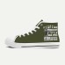 Men's Sneakers Casual Shoes Print Shoes Plus Size Classic Casual Daily Canvas Lace-up Black White Army Green Summer Spring Fall