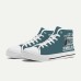 Men's Sneakers Casual Shoes Print Shoes Plus Size Classic Casual Daily Canvas Lace-up Black White Army Green Summer Spring Fall