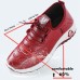 Women's Sneakers Comfort Shoes Outdoor Daily Solid Color Summer Winter Flat Heel Round Toe Sporty Comfort Running Hiking Walking Satin Loafer Black Red